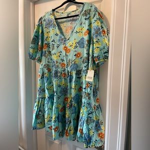 a.n.a. Plus Short Sleeve Shift Dress